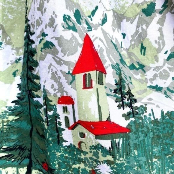 Modcloth Sucrefas Alpine Mountain Printed Skirt, size S - Picture 3 of 11